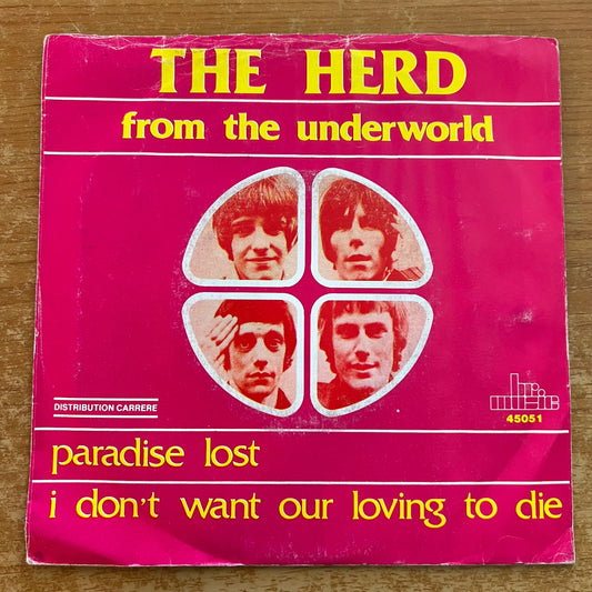 Herd - From The Underworld / Belgian Press. 1983 - 3 Tracks - (VG+/VG)