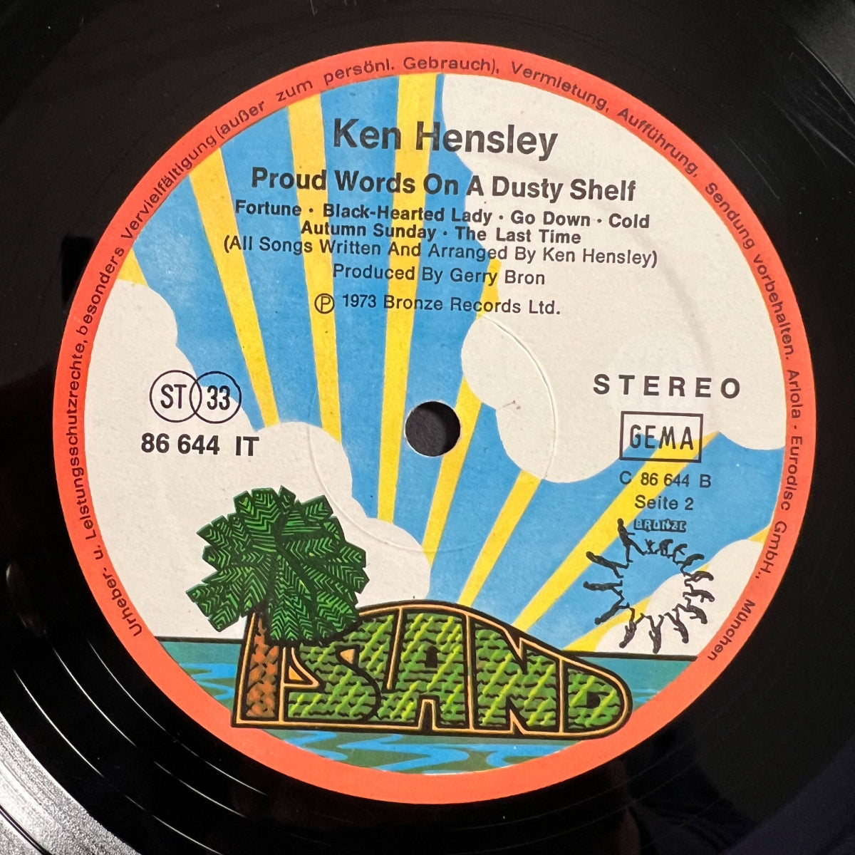 Ken Hensley (Uriah Heep) - Proud Words On A Dusty Shelf - (VG+/VG++)