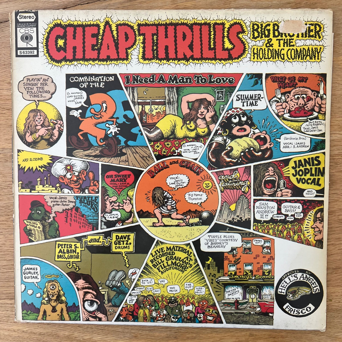 Big Brother & The Holding Company - Cheap Thrills / 1. NL-PRESS. 1968 - (M-/VG+)