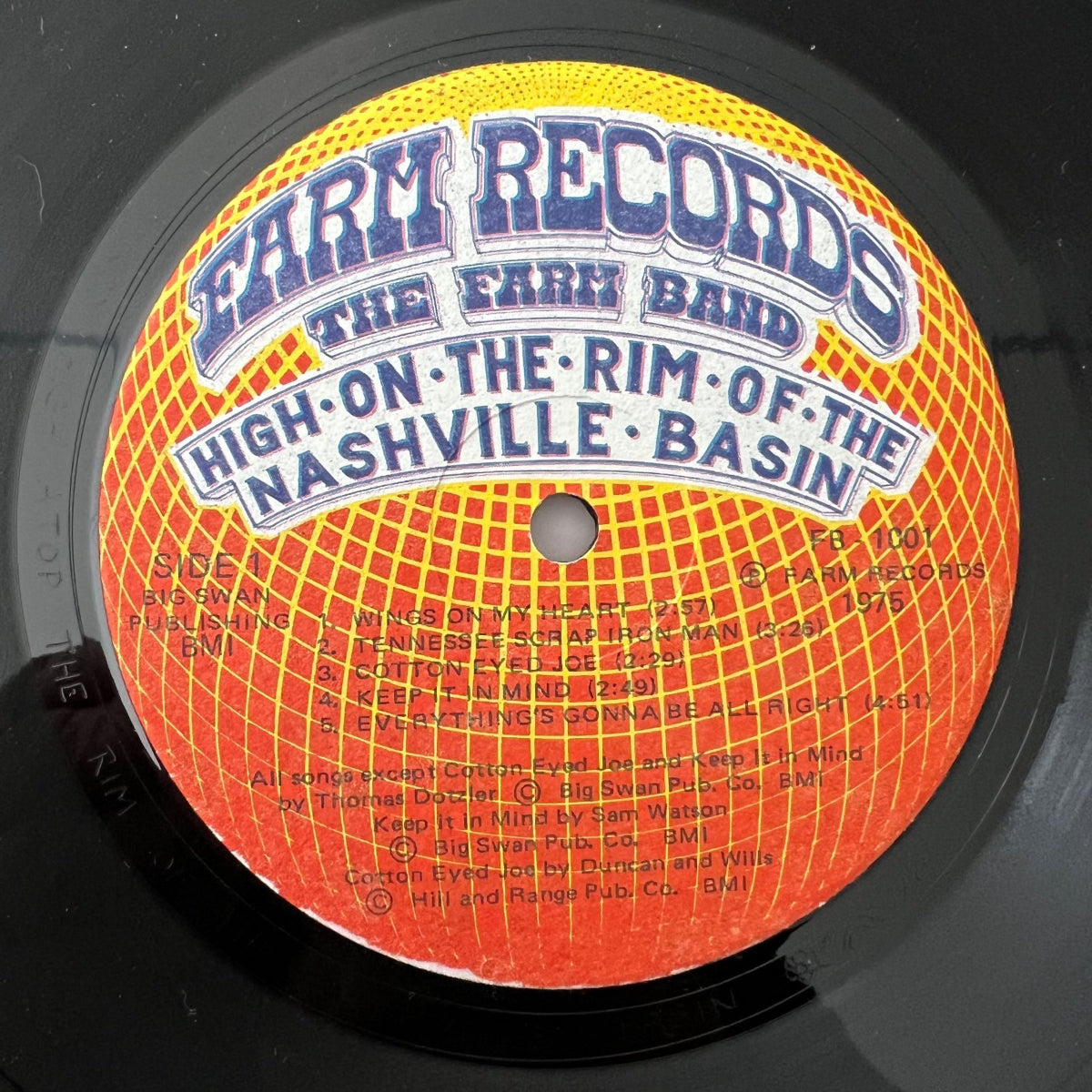 Farm Band - High On The Rim Of The nashville Basin / 1. US-Press. 1975 - (M-/VG++)