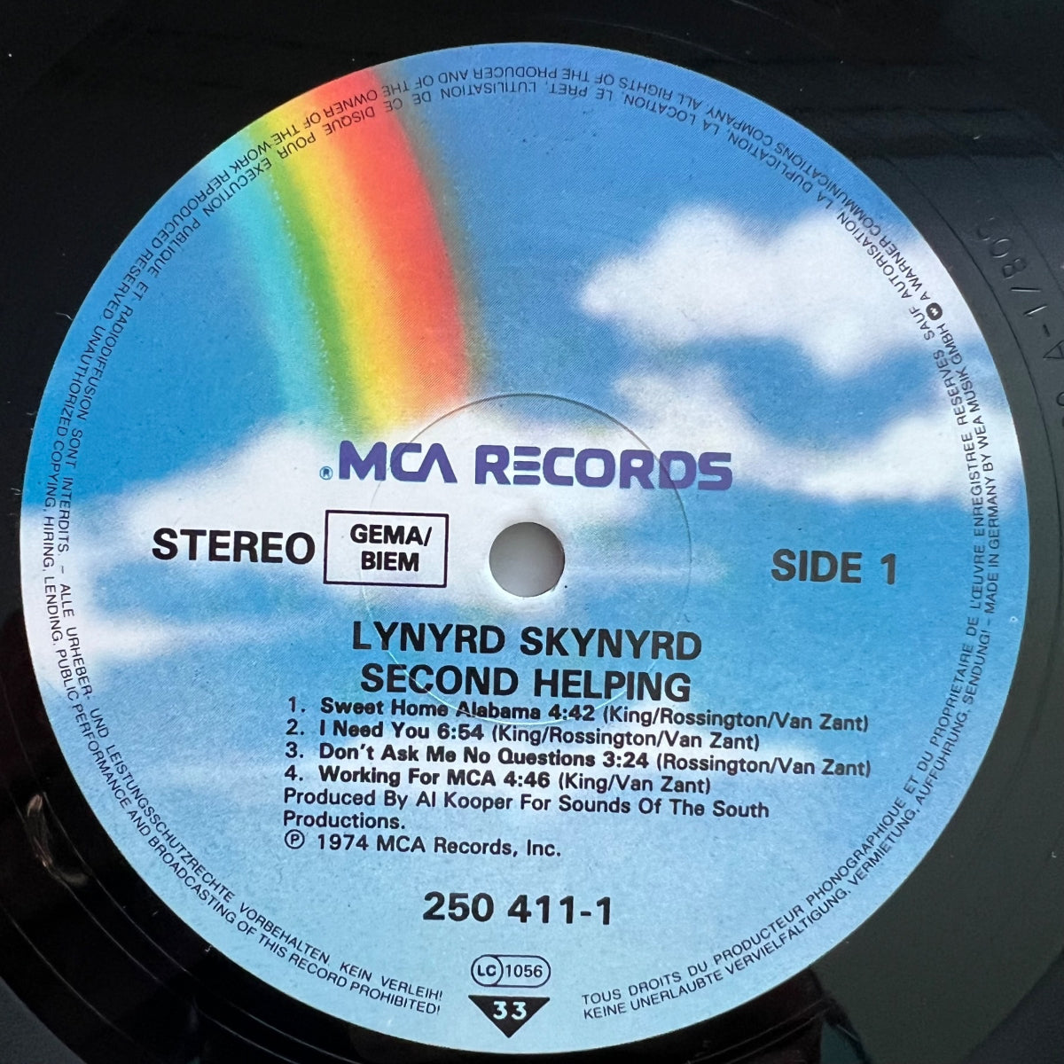 Lynyrd Skynyrd - Second Helping / D-Press. 1985 - (M-/M-)