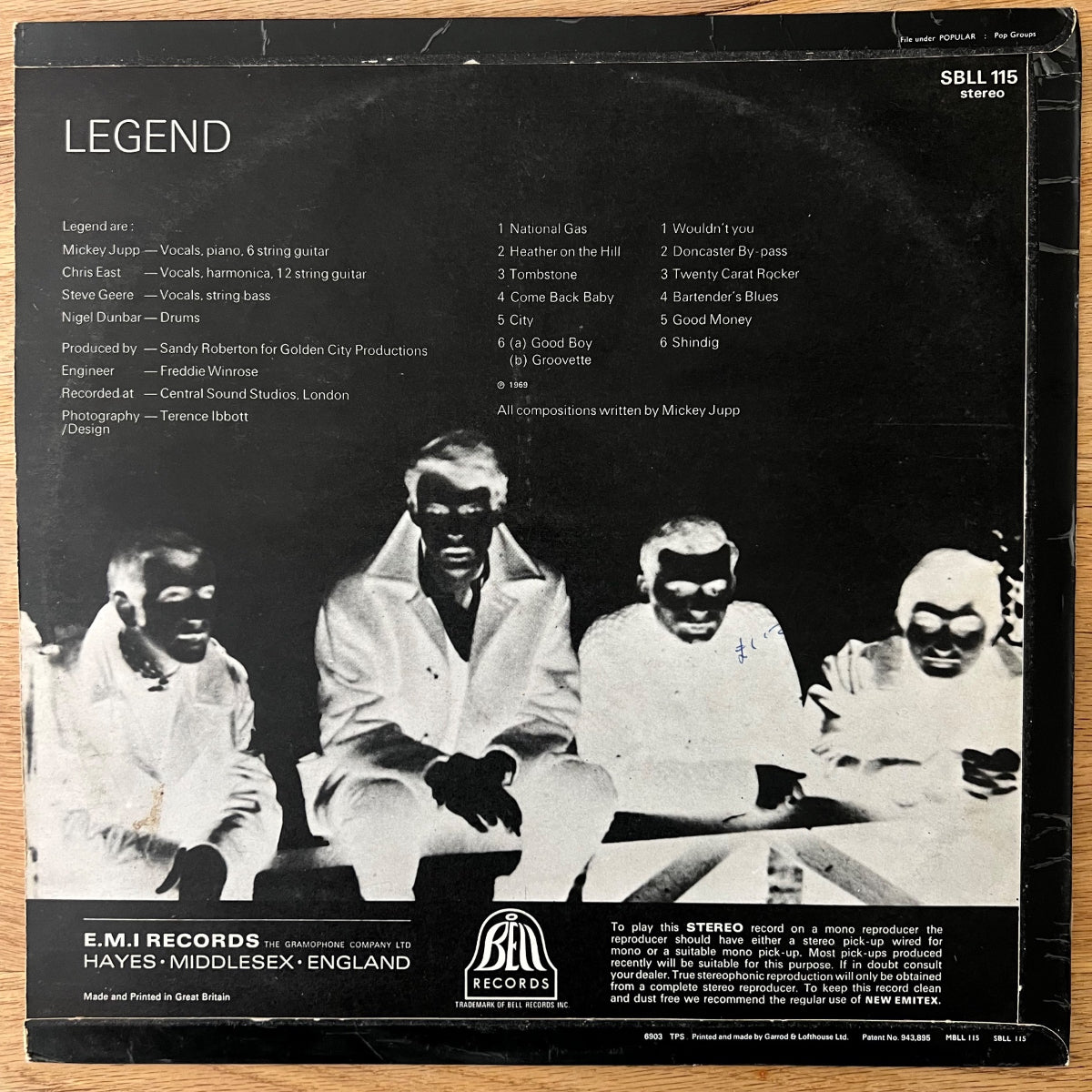 Legend - Same / 1. UK-Press. 1969 - (M-/VG+)