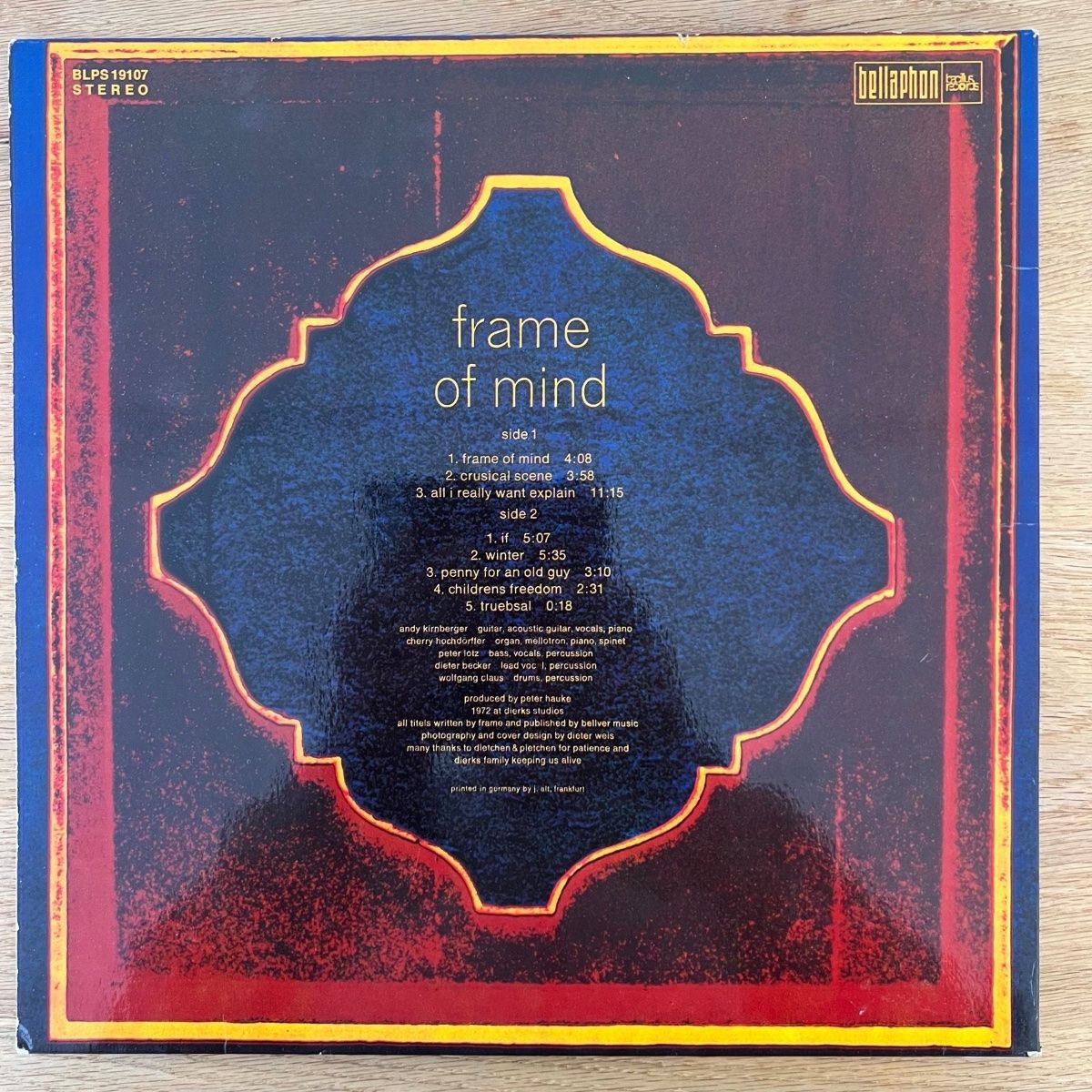 Frame - Frame Of Mind / 1. D-Press. 1972 - (M-/M-)
