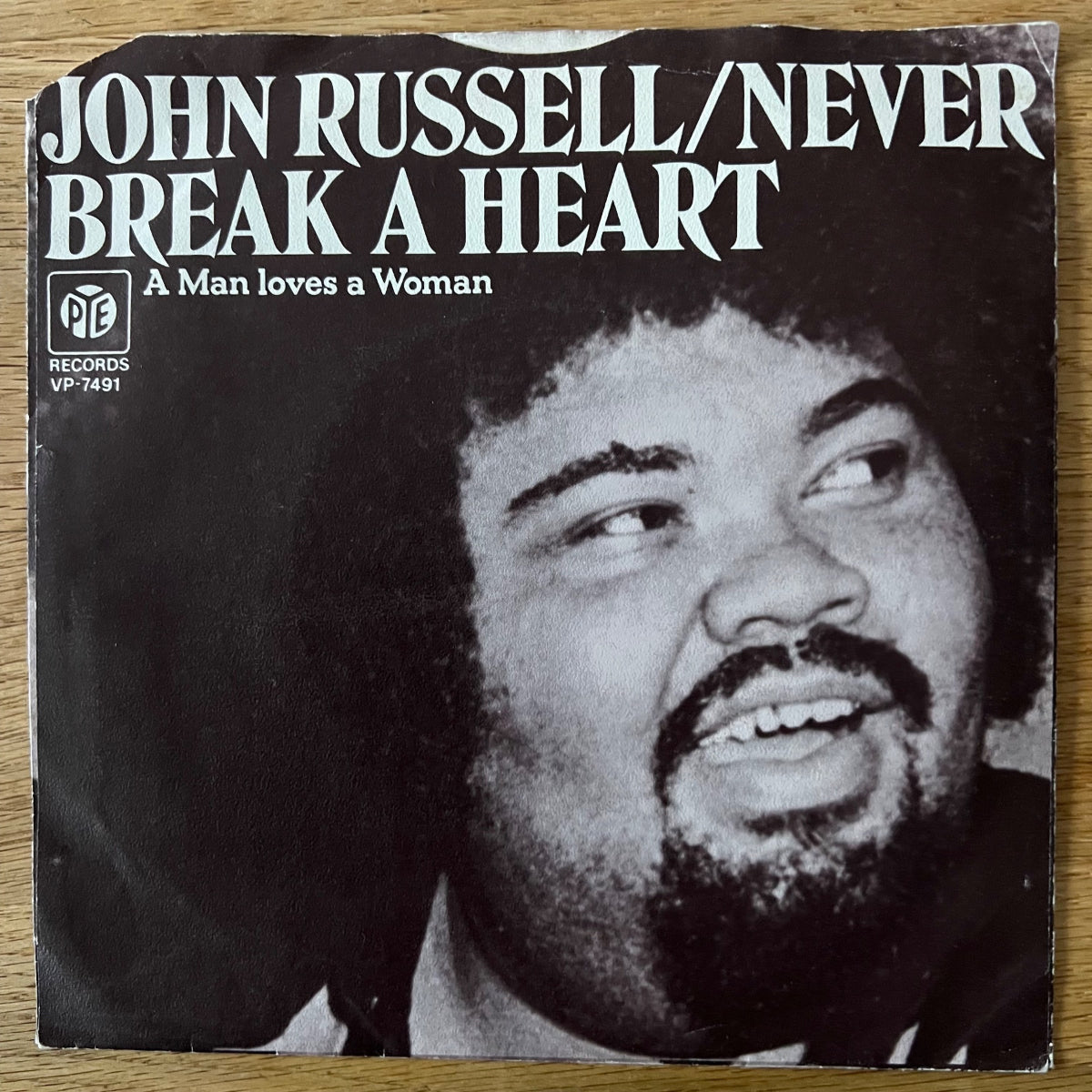 John Russell - Never Break A Heart / 1. NL-Press. 1975 - (M-/VG+)