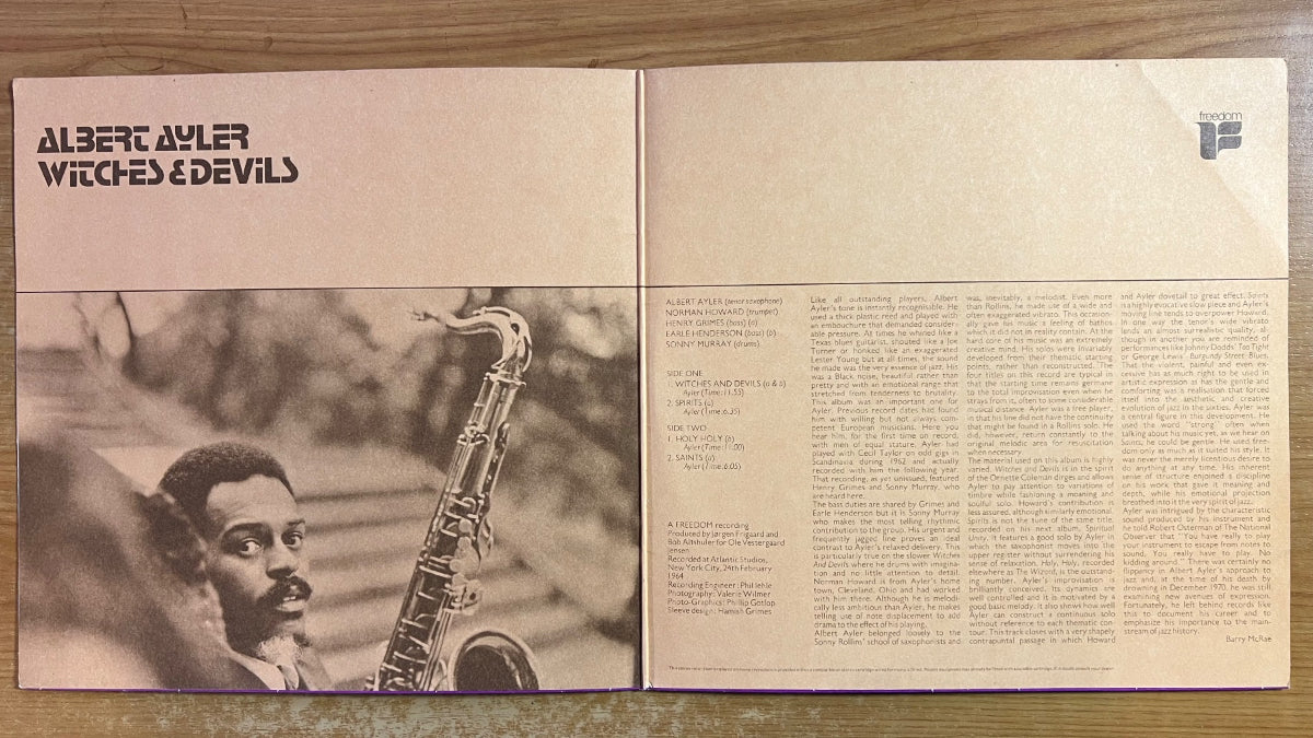 Albert Ayler - Witches & Devils / 1st UK Press. 1972 - (M-/VG++)