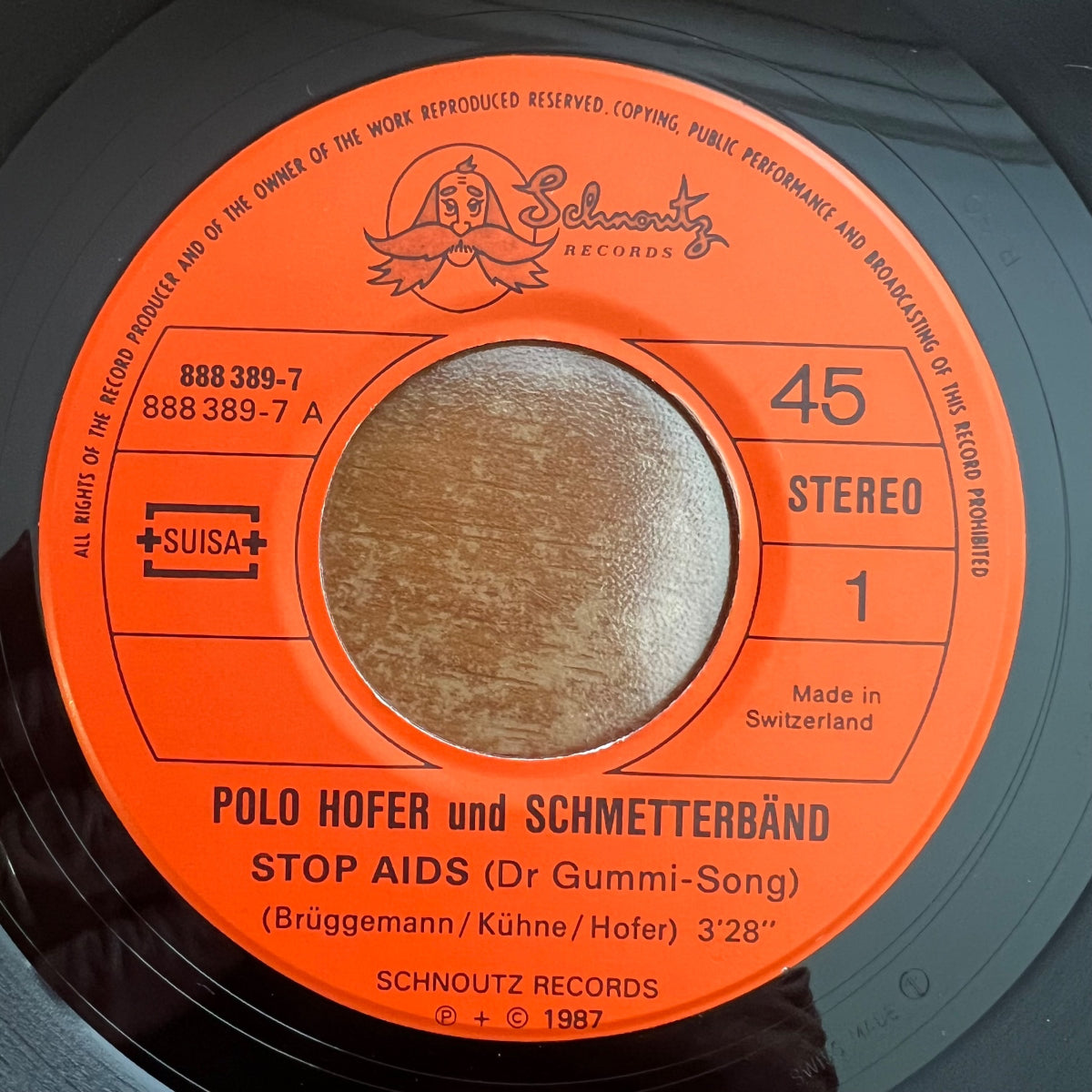 Polo Hofer & Schmetter Band - Stop Aids / 1. Swiss-Press. 1987 - (VG++/VG+)