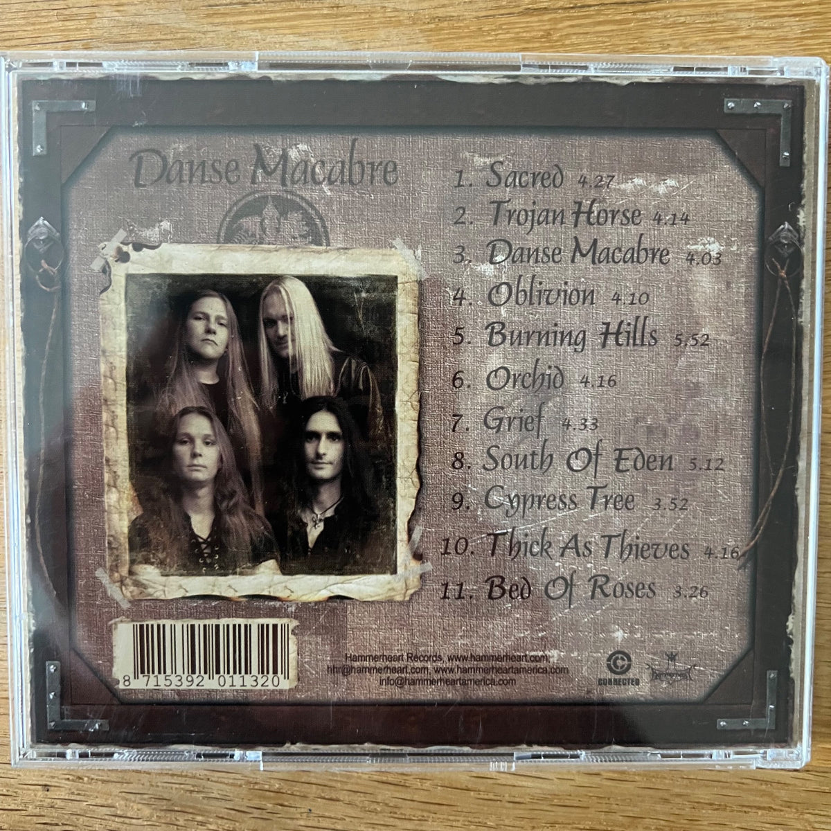 Danse Macabre - Eva / CD - 1. Benelux-Press. 2001 - (M-/M-)