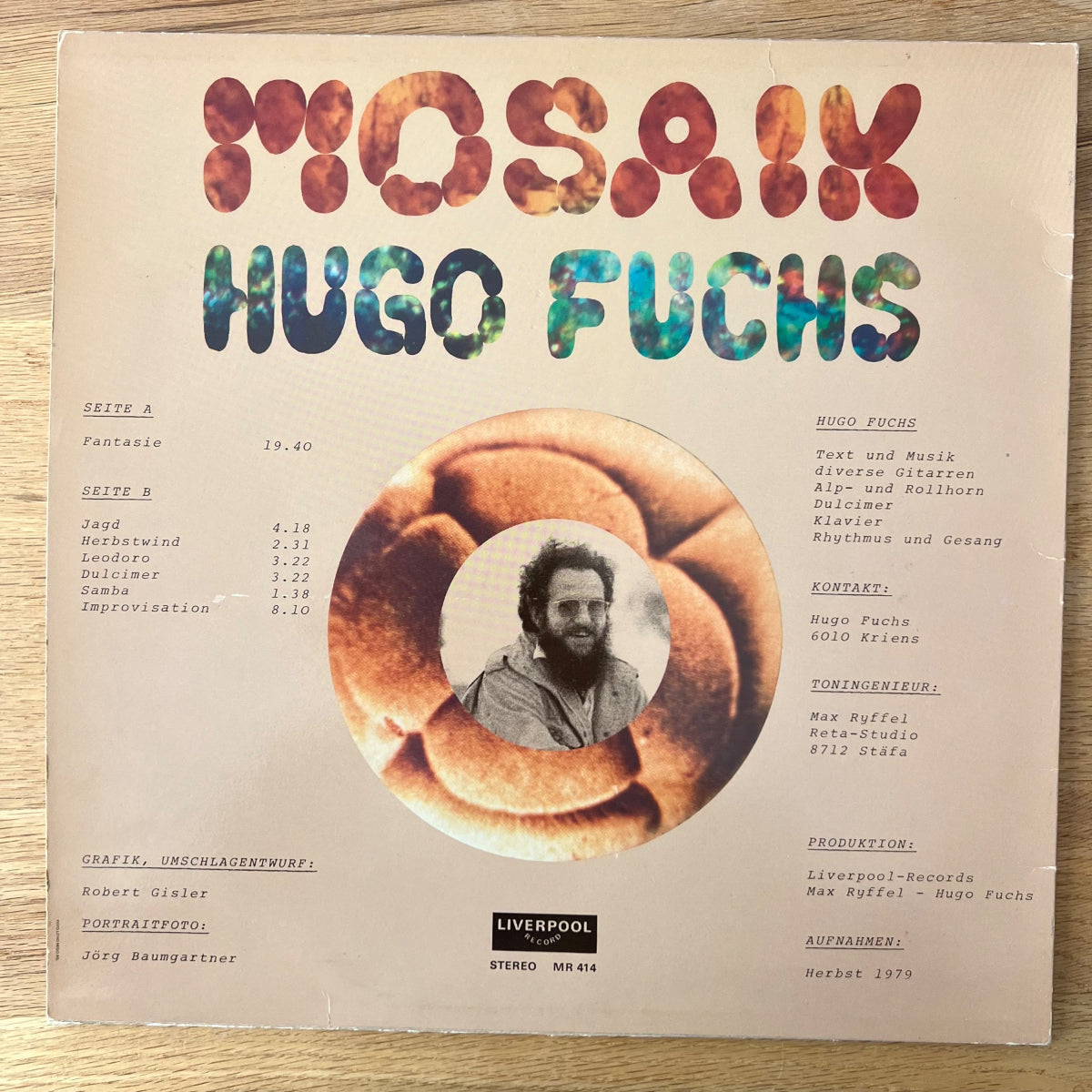 Hugo Fuchs - Mosaik / 1. Swiss-Press. 1979 - (M-/M-)