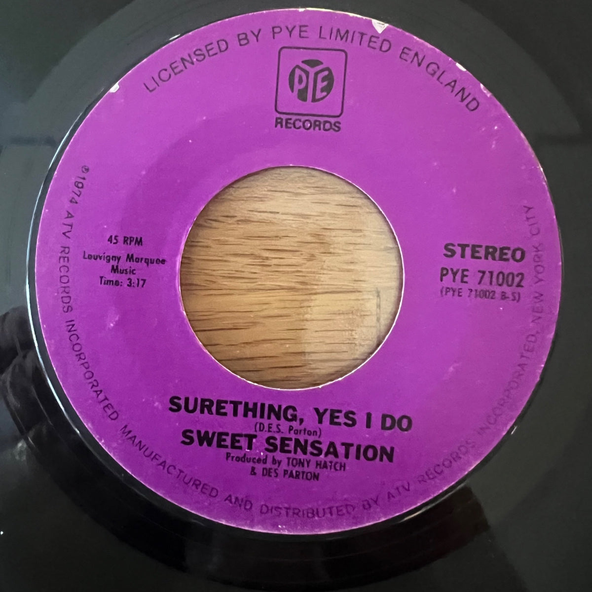 Sweet Sensation - Sad Sweet Dreamer / 1. US-Press.1974