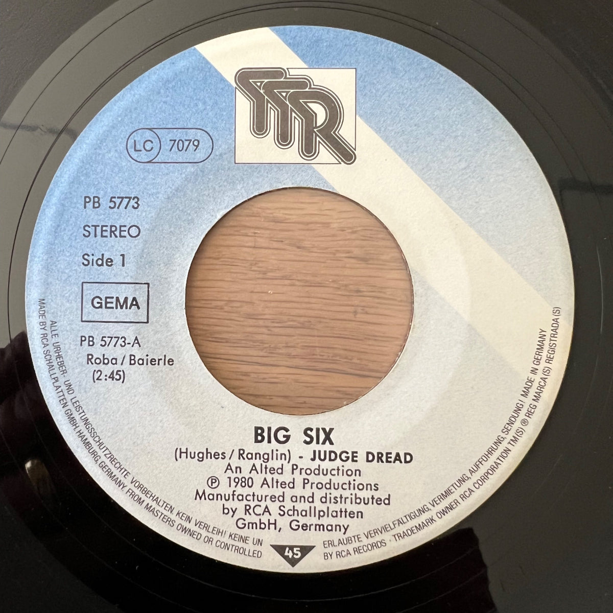 Judge Dread - Big Six / 1. D-Press. 1980 (VG+/VG)