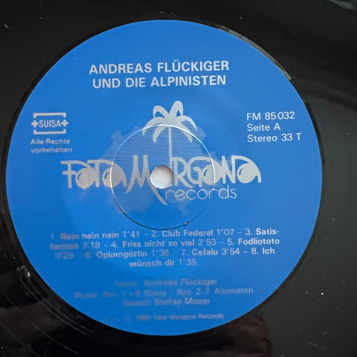 Andreas Flückiger & Die Alpinisten - Same / 1. Swiss-Press. 1985 - Cover signiert - (M-/M-)