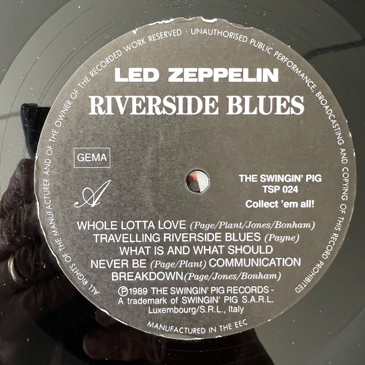 Led Zeppelin - Riverside Blues / 1. D-Press. 1989 - (M-/M-)