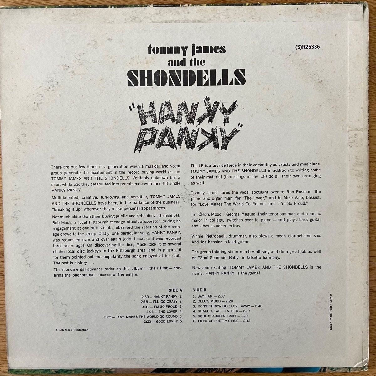 Tommy James & The Shondells - Hanky Panky / 1. US-Press 1966 - (M-/VG+)