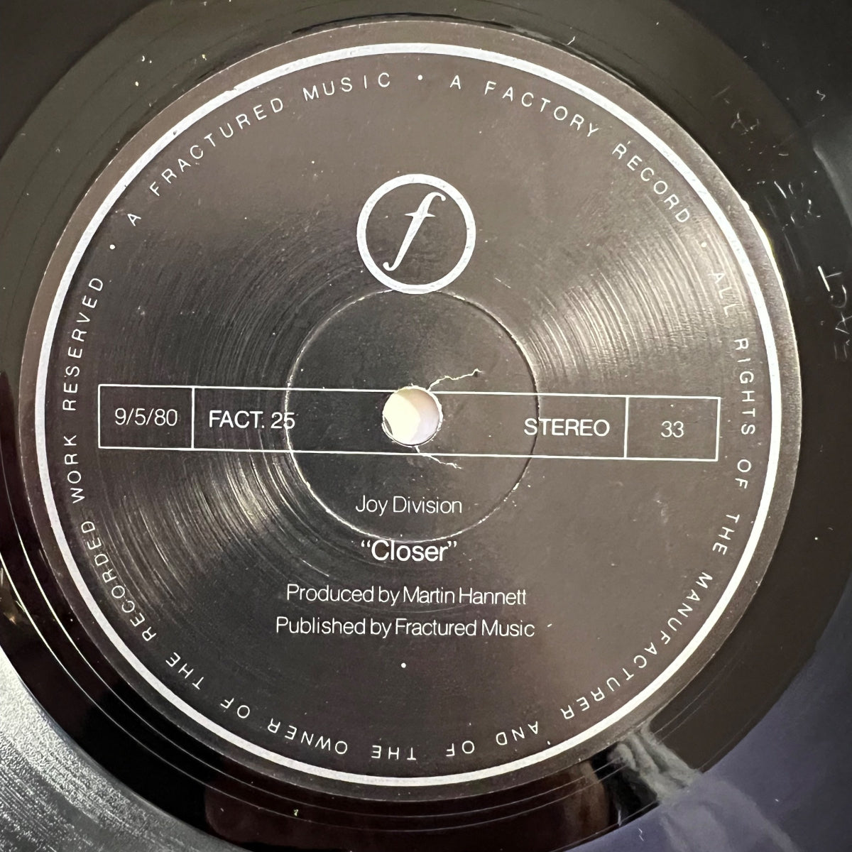 Joy Division - Closer / 1. UK-Press. 1980 - Rounded Corners - (VG++/VG++)