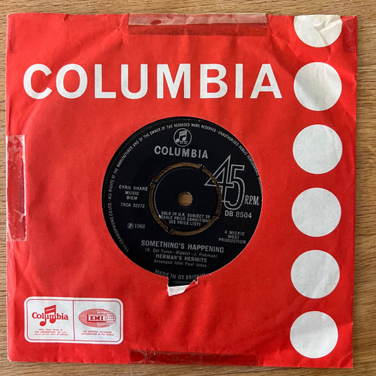 Herman's Hermits - Something's Happening / 1. UK-Press. 1968 - (VG+/G+)