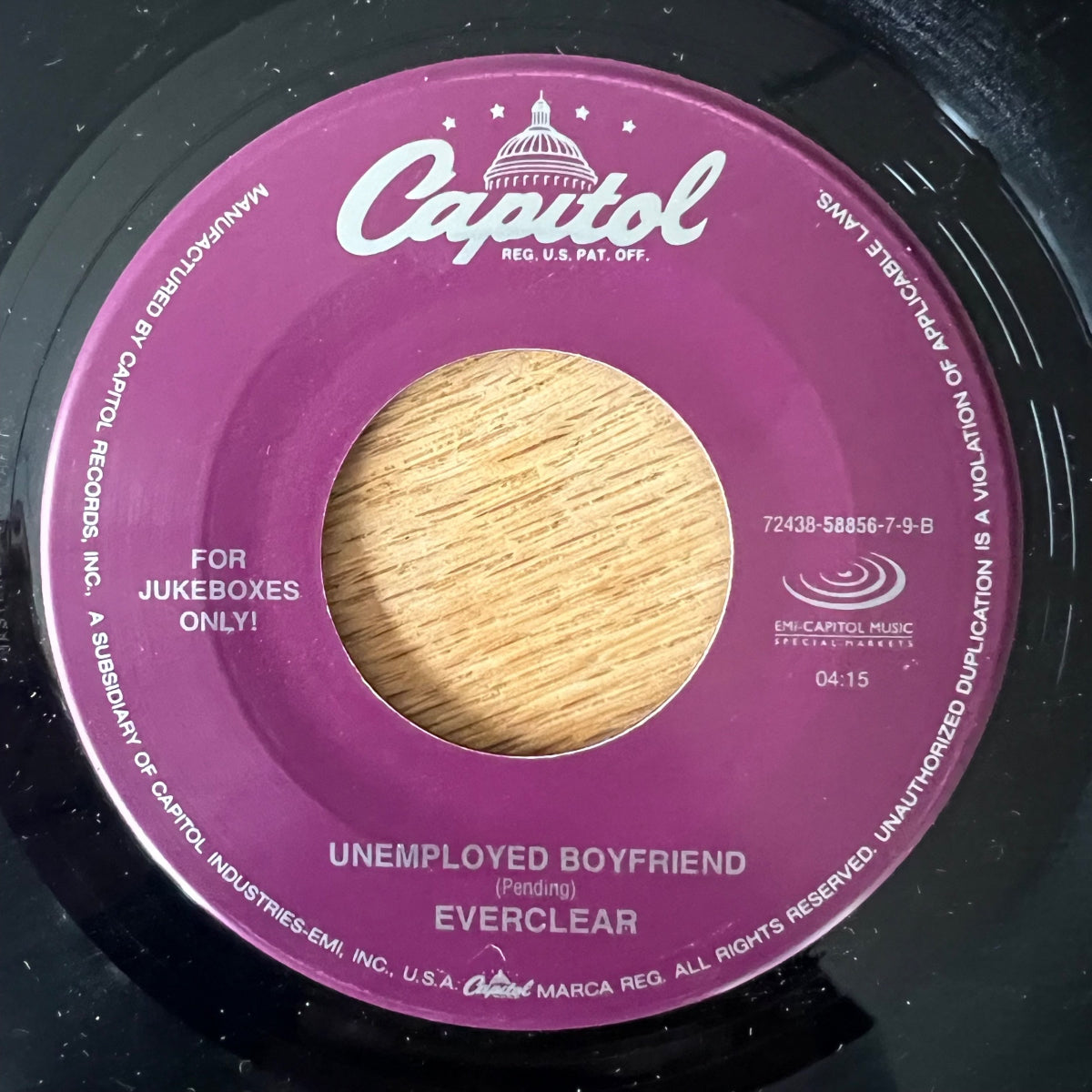 Everclear - Wonderful / US-Press. 2000 - Juke Box Edition - (M-/Neutral)