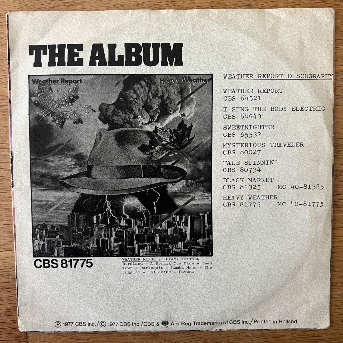 Weather Report - Birdland / 1. NL-Press. 1977 - (VG+/VG+)