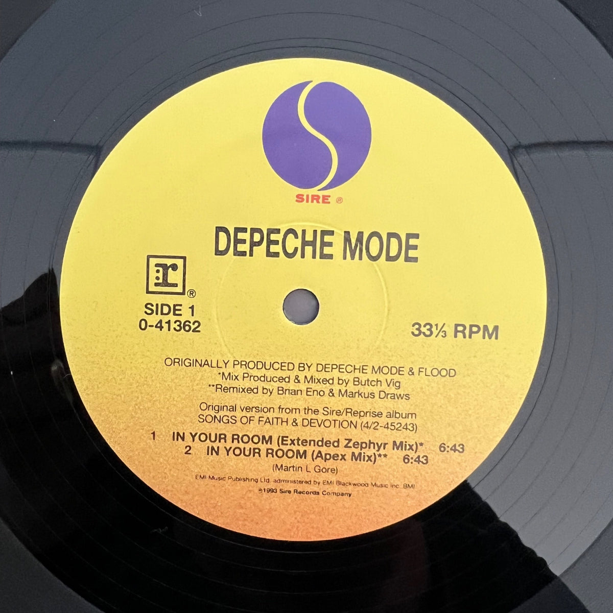 Depeche Mode - In Your Room / 12" Maxi - 1. US-Press. 1994 - (M-/M-)