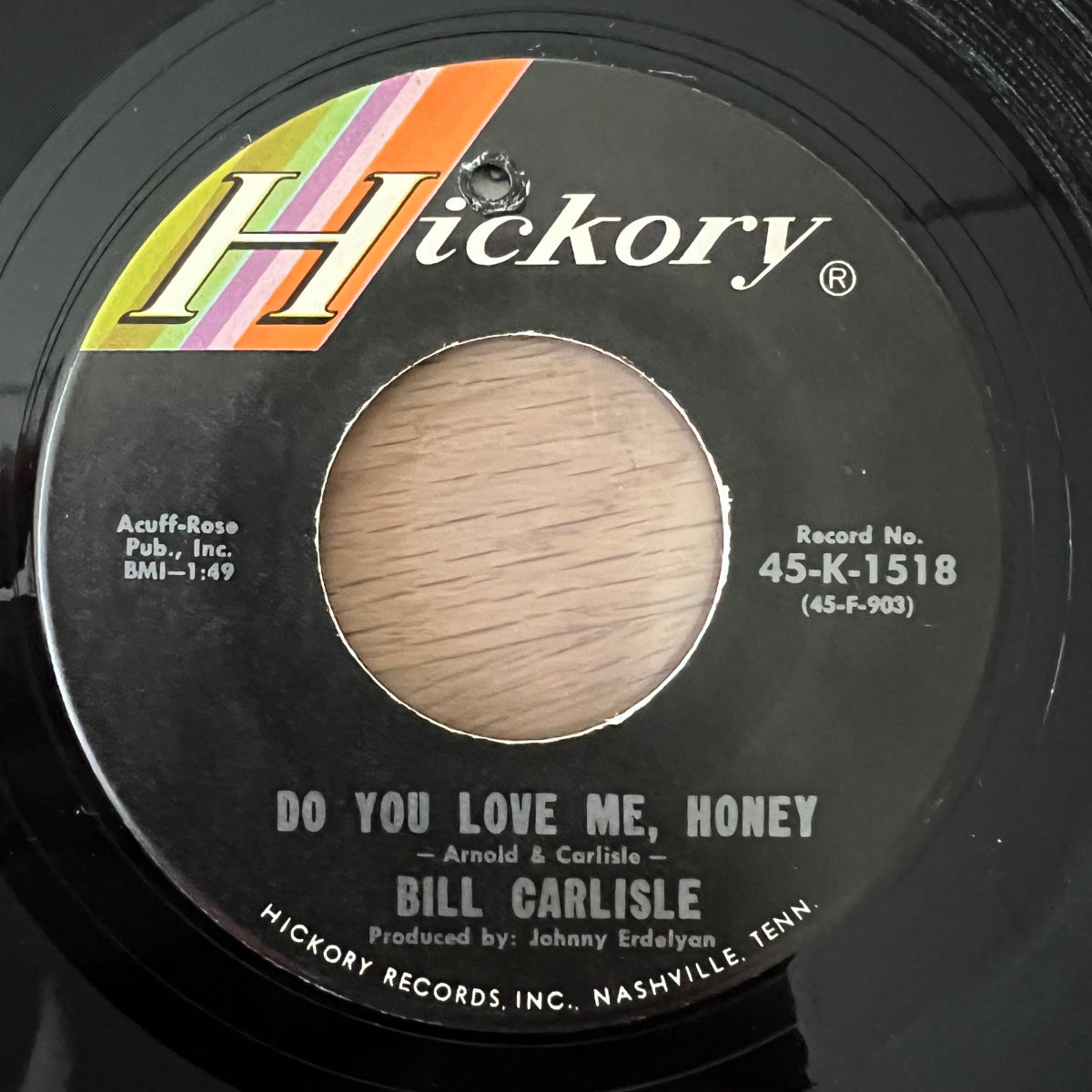 Bill Carlisle - Do You Love Me, Honey / 1. US-Press. 1968 - (VG++/Neutral)