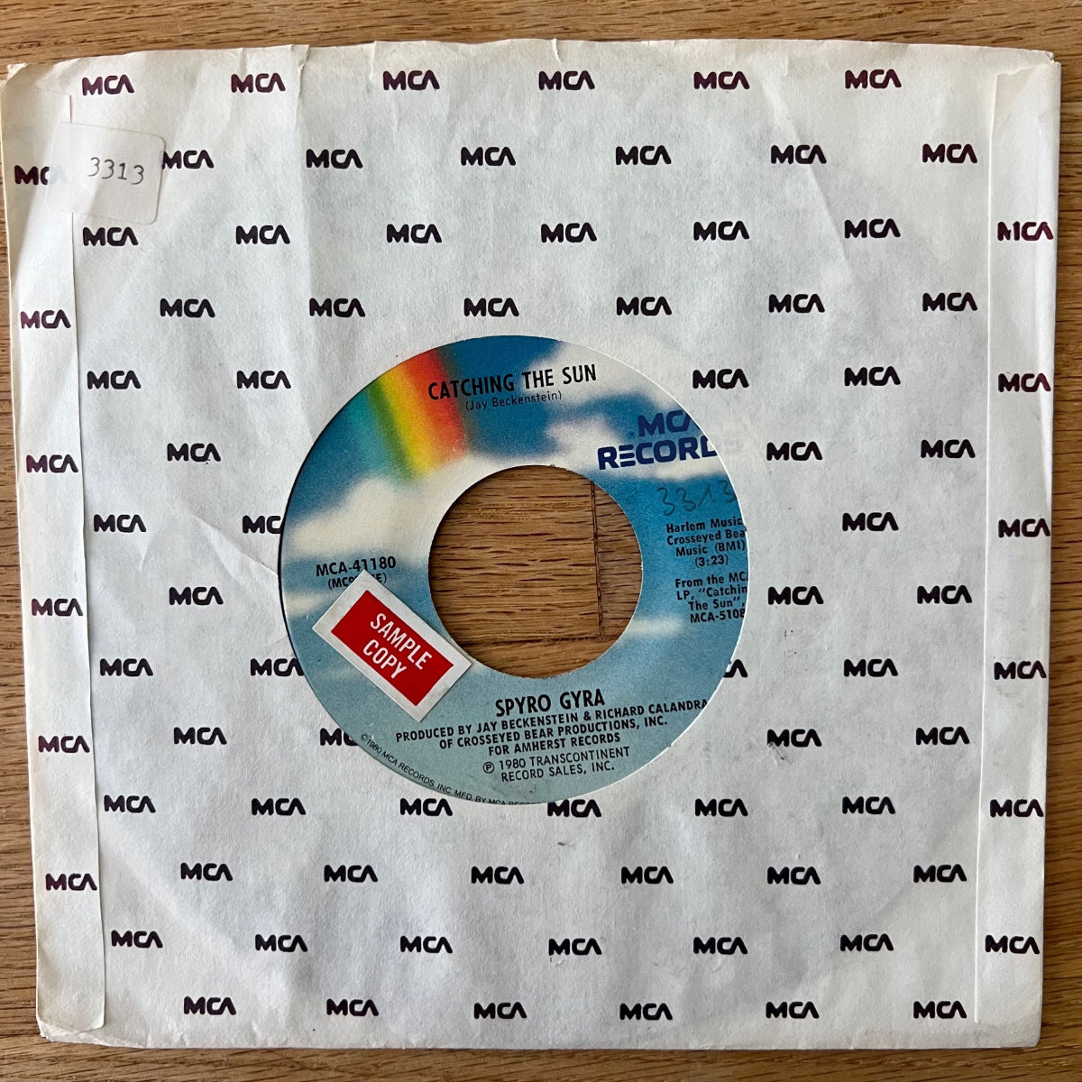 Spyro Gyro - Catching The Sun / 1. US-Press. 1980 -(M-/VG++)