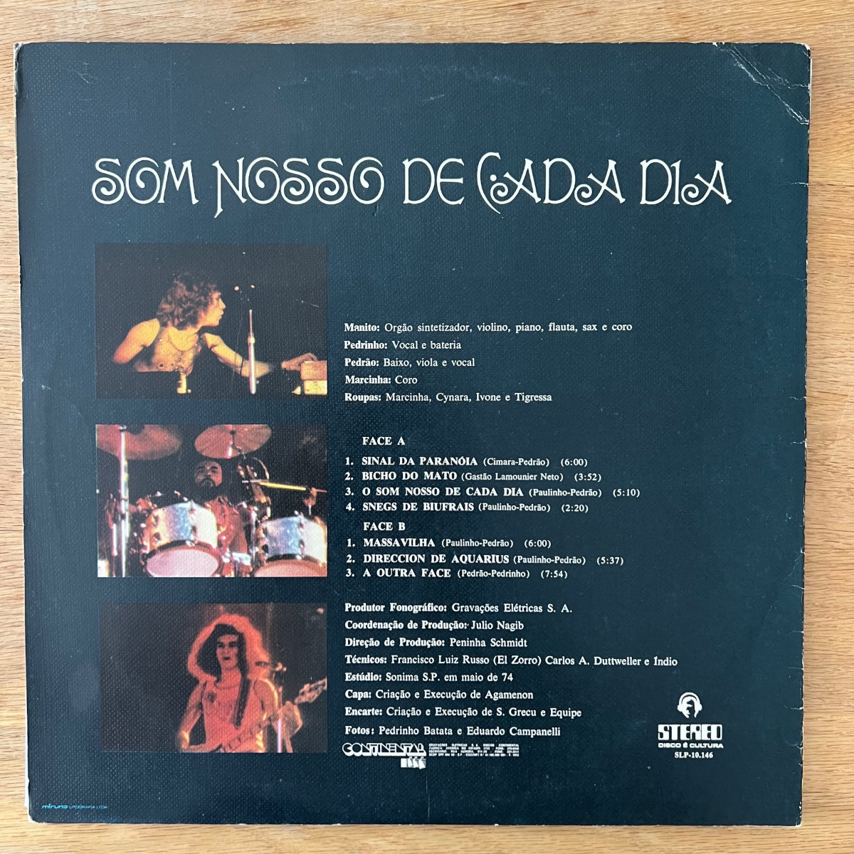 Som Nosso De Cada Dia - Snegs / 1. Brazil-Press. 1974 - (M-/VG+)