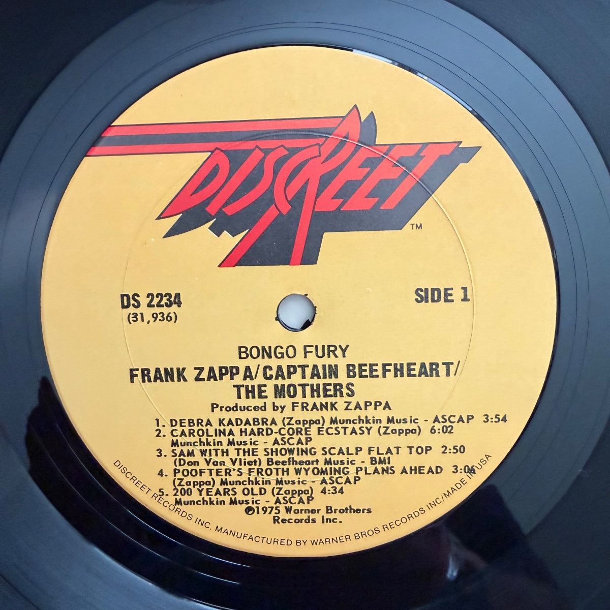 Zappa, Beefheart, Mothers - Bongo Fury / 1. US-Press. 1975 - (VG++/VG++)