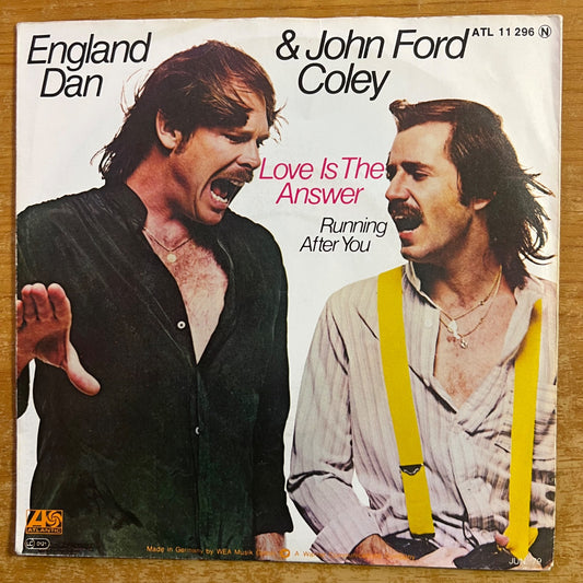 England Dan & John Ford Coley - Love Is The Answer / 1. D-Press. 1979 - (M-/VG++)