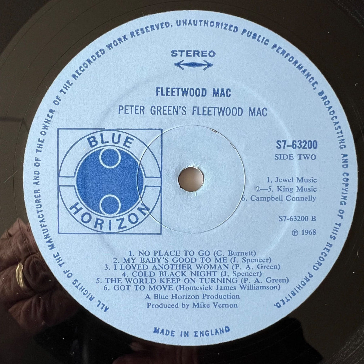 Fleetwood Mac - Peter Green's Fleetwood Mac / 1. UK-Press. 1968 - (M-/VG++)