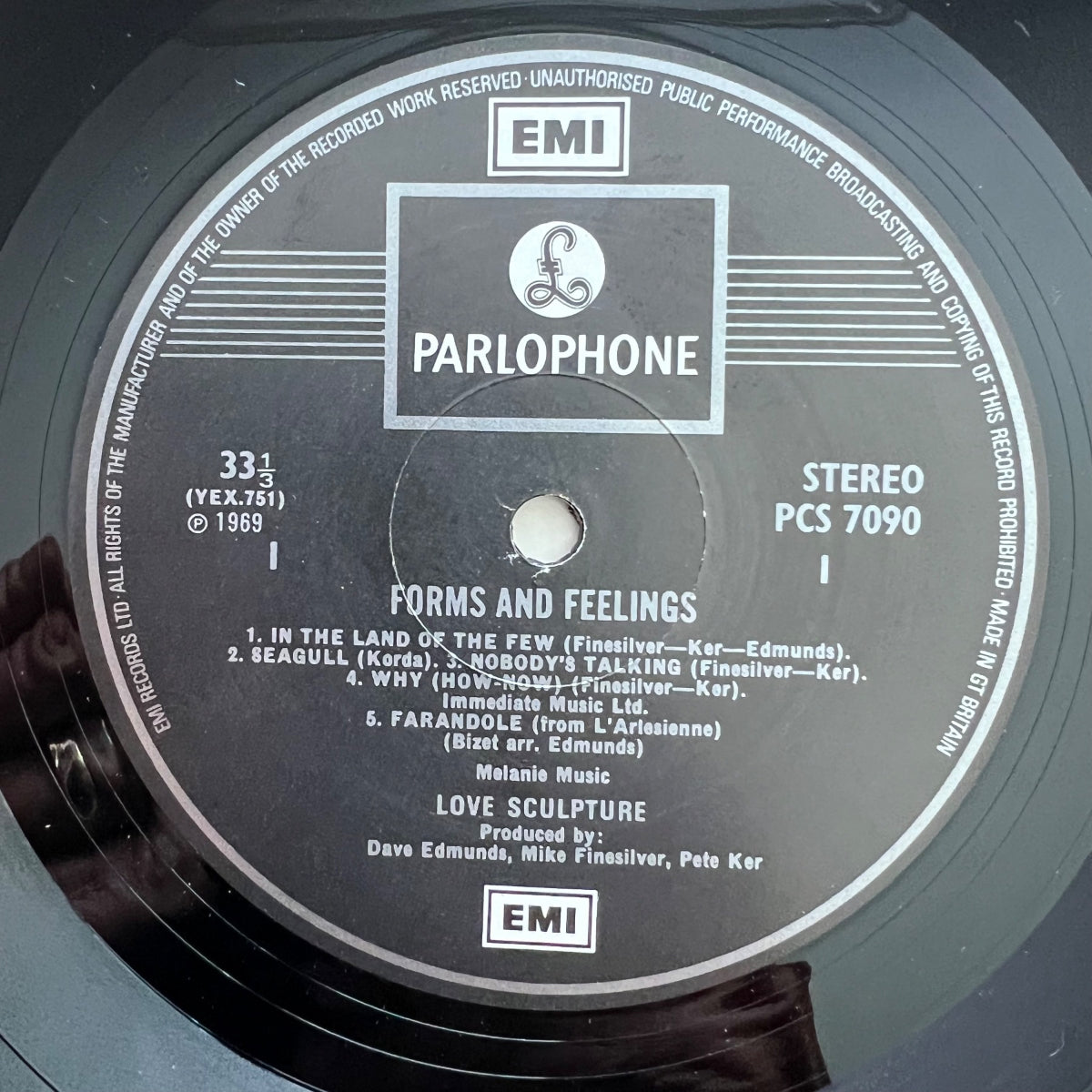 Love Sculpture - Forms And Feelings / UK-Press. 1974 - (M-/M-)