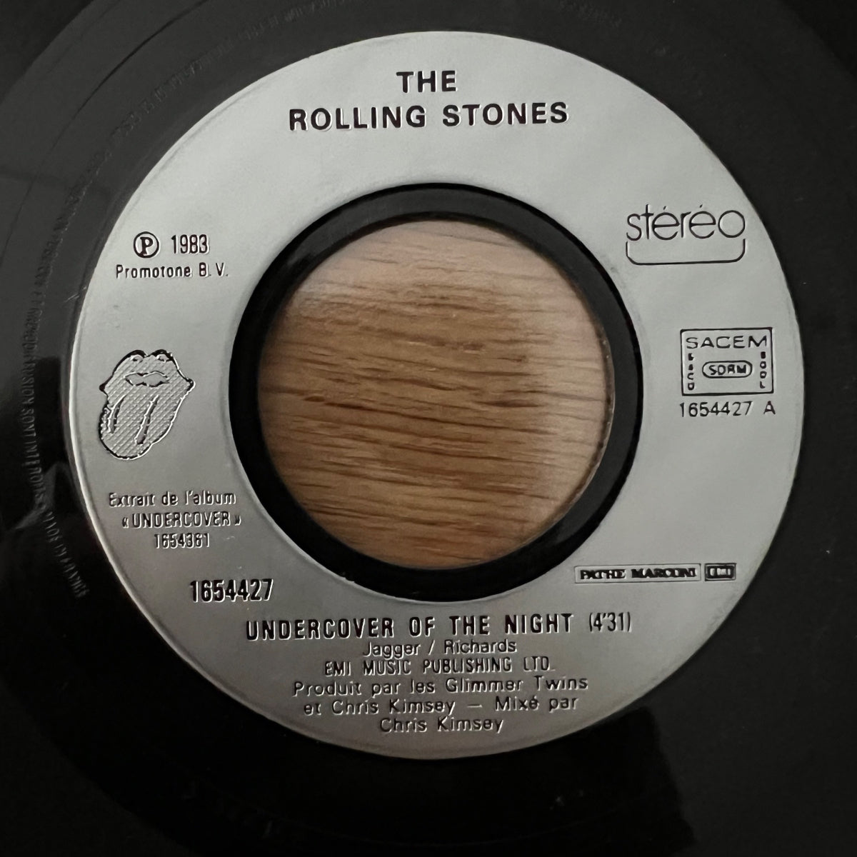 Rolling Stones - Undercover Of The Night / 1. France 1983 - (VG+/VG+)
