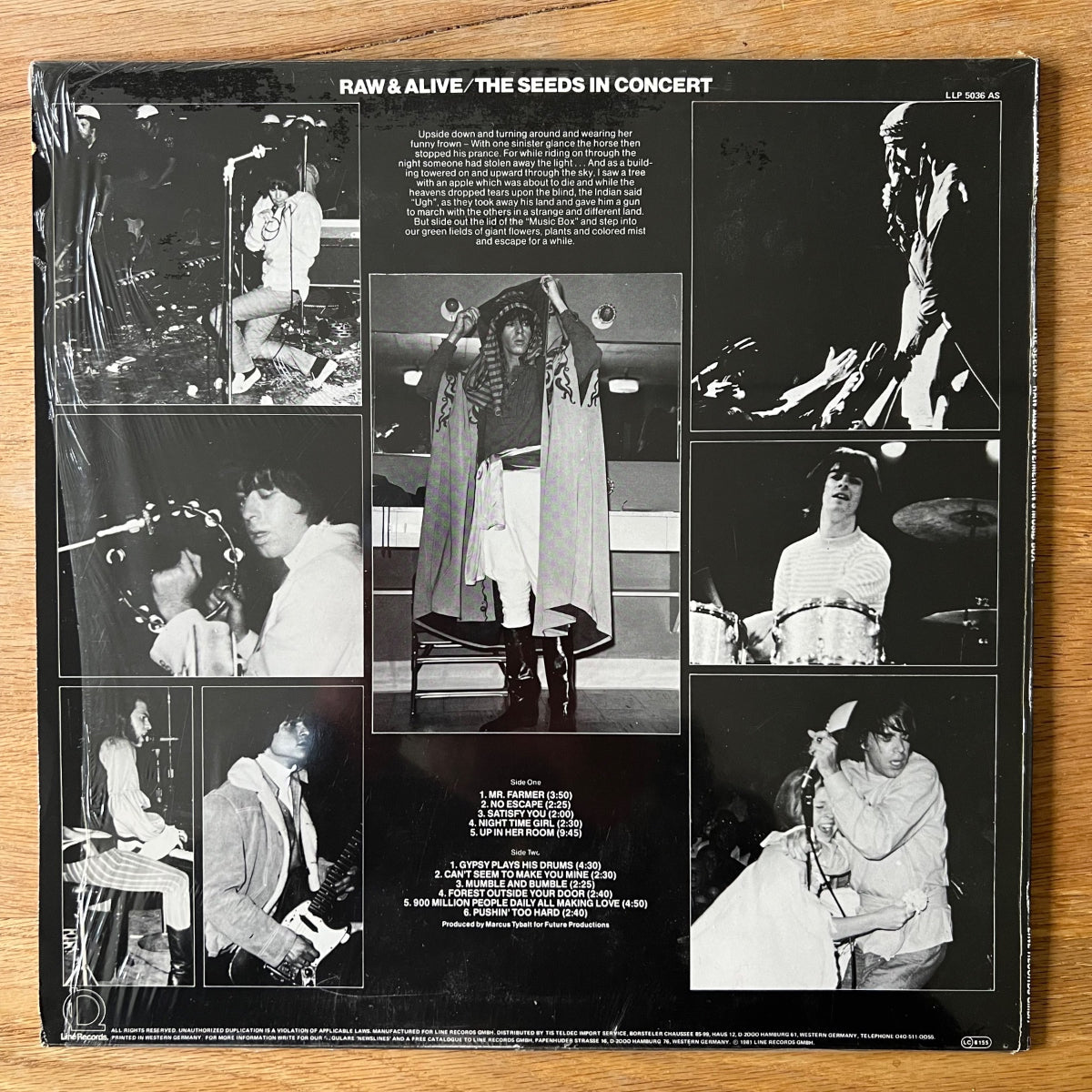 Seeds - Raw & Alive / D-Press. 1981 - (M-/VG++)