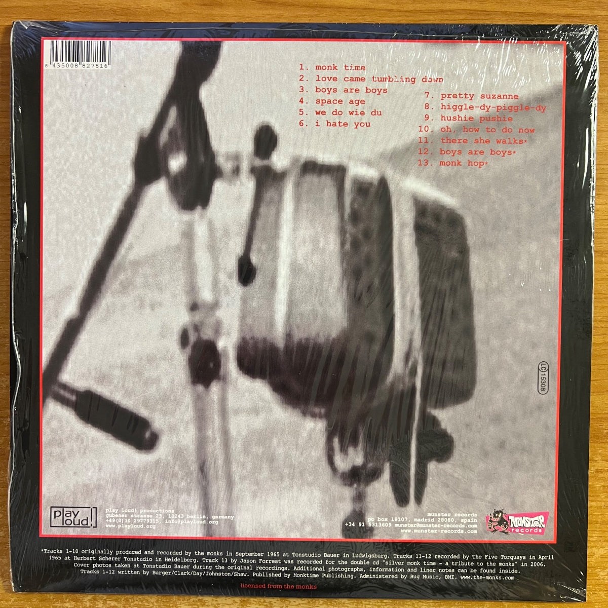 Monks - Demo Tapes 1965 / 1. Spain-Press. 2007 - (Mint)