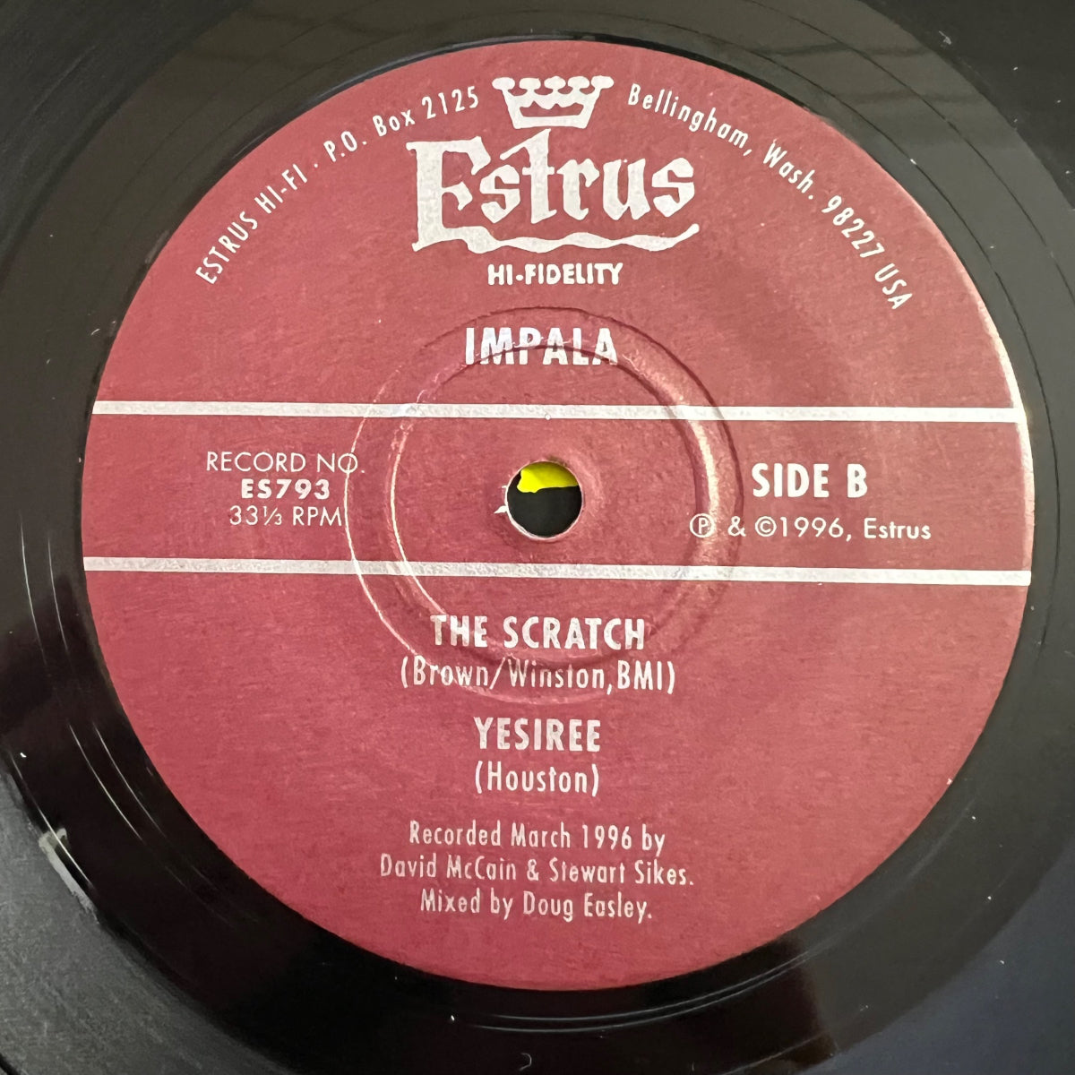 Impala - Cozy Corner / 7" EP - 1st US Pressing. 1996 - (M-/M-)