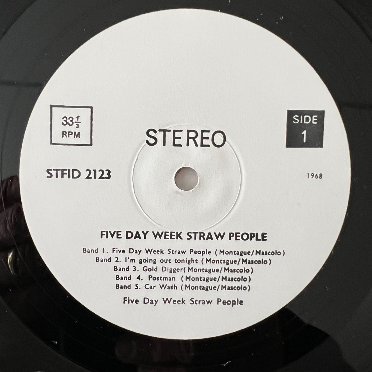 Five Day Week Straw People - Same / EU-Press. RE - (M-/VG++)