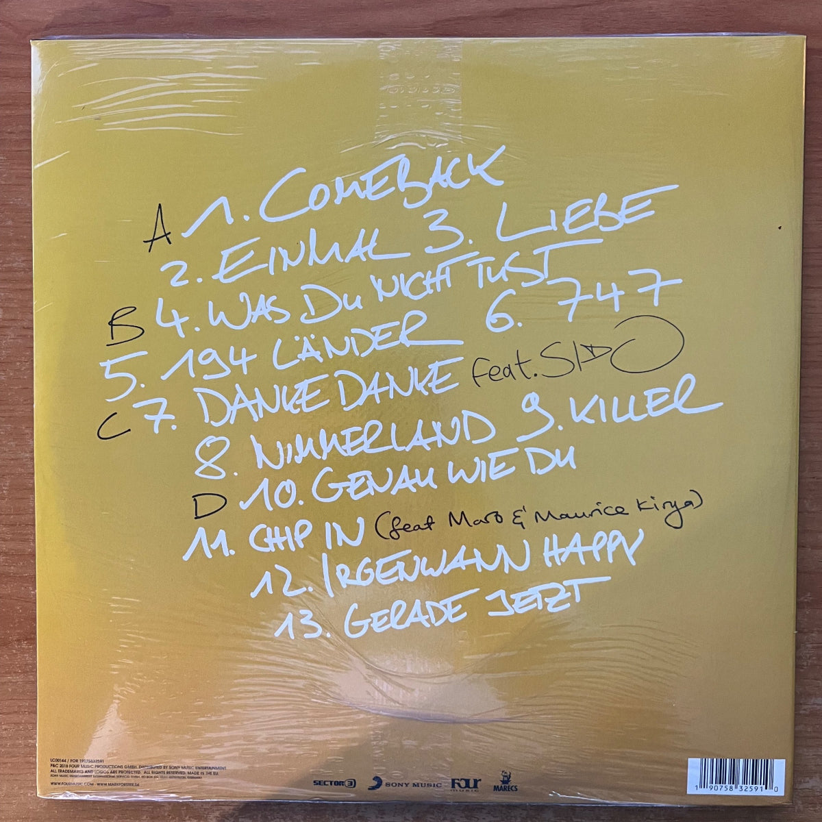 Mark Forster - Liebe / 2 LP & CD - 1. D-Press. 2018 - (Mint & Sesled)