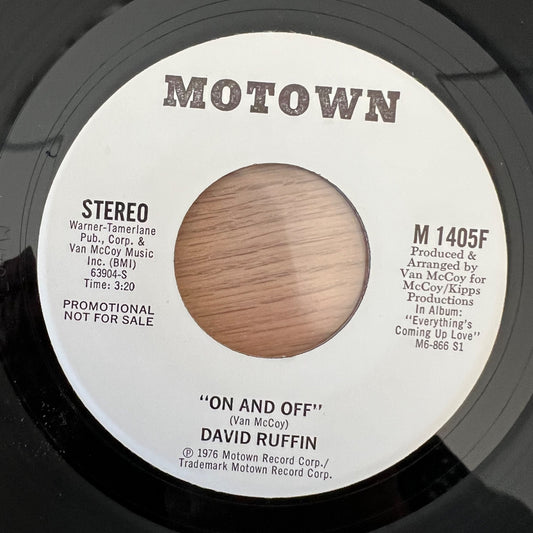 David Ruffin - On And Off / US-Promo 1976 - (M-/Neutral)