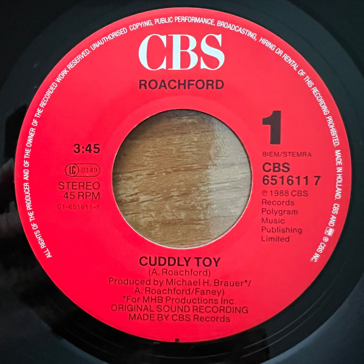 Roachford - Cuddly Toy / 1. NL-Press.1988 - (M-/M-)