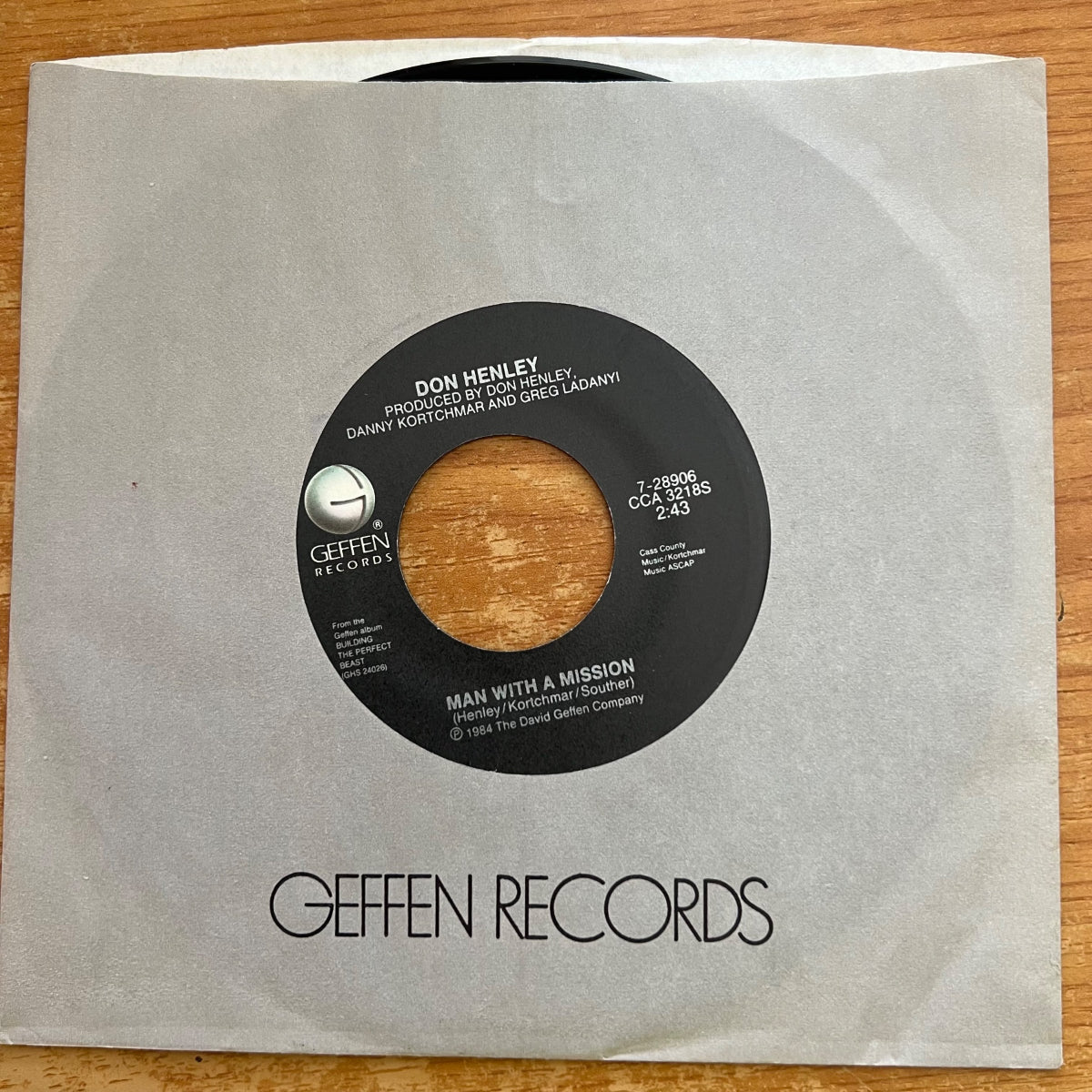 Don Henley - Sunset Grill / 1. US-Ptess. 1985 - (M-/M-)