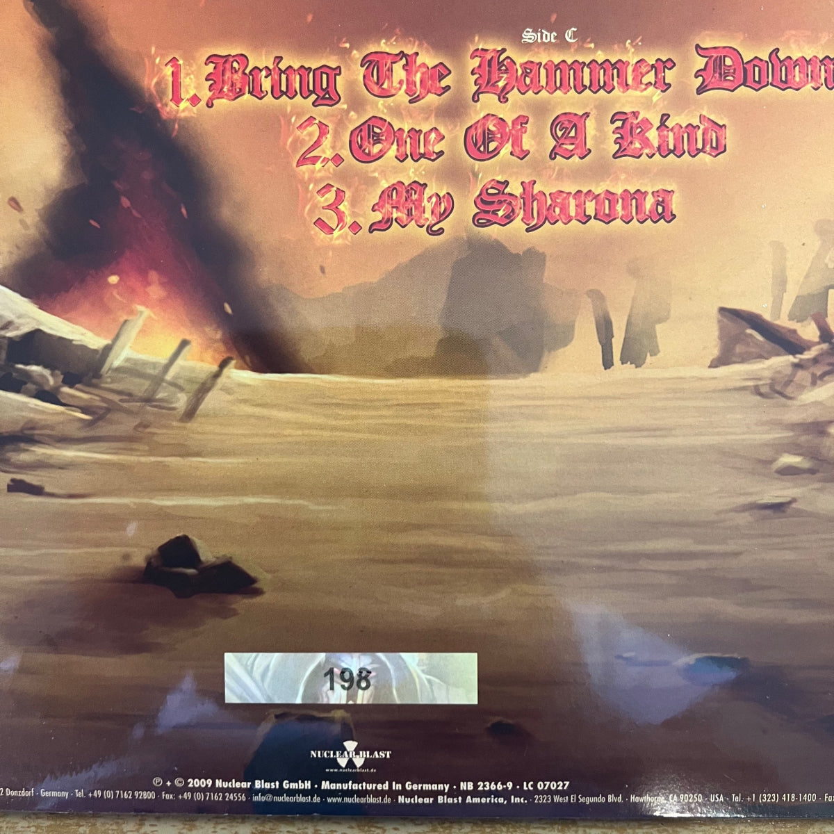 Hammerfall - No Sacrifice, No Victory / 1. D-Press. 2009 - Picture Disc - (Mint & Sealed)