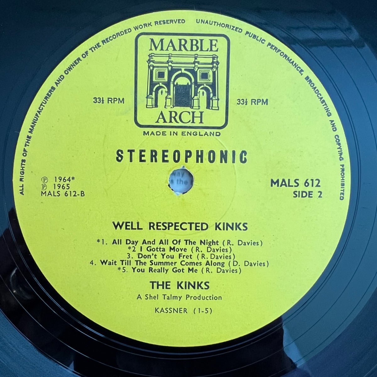 Kinks - Well Respected Kinks / 1. UK-Press. 1966 - Stereo - (VG++/VG++)