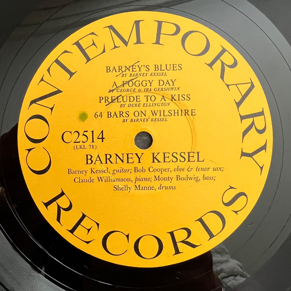Barney Kessel - Volume 2 / 1. France-Press. 1954 - (VG+/VG+)