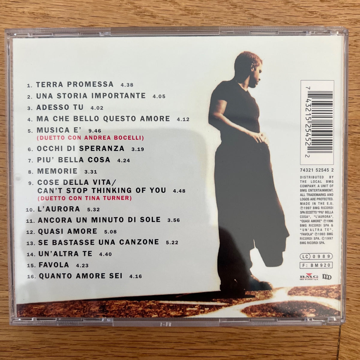 Eros Ramazzotti - Eros / CD - 1. EU-Press. 1997 - (M-/M-)