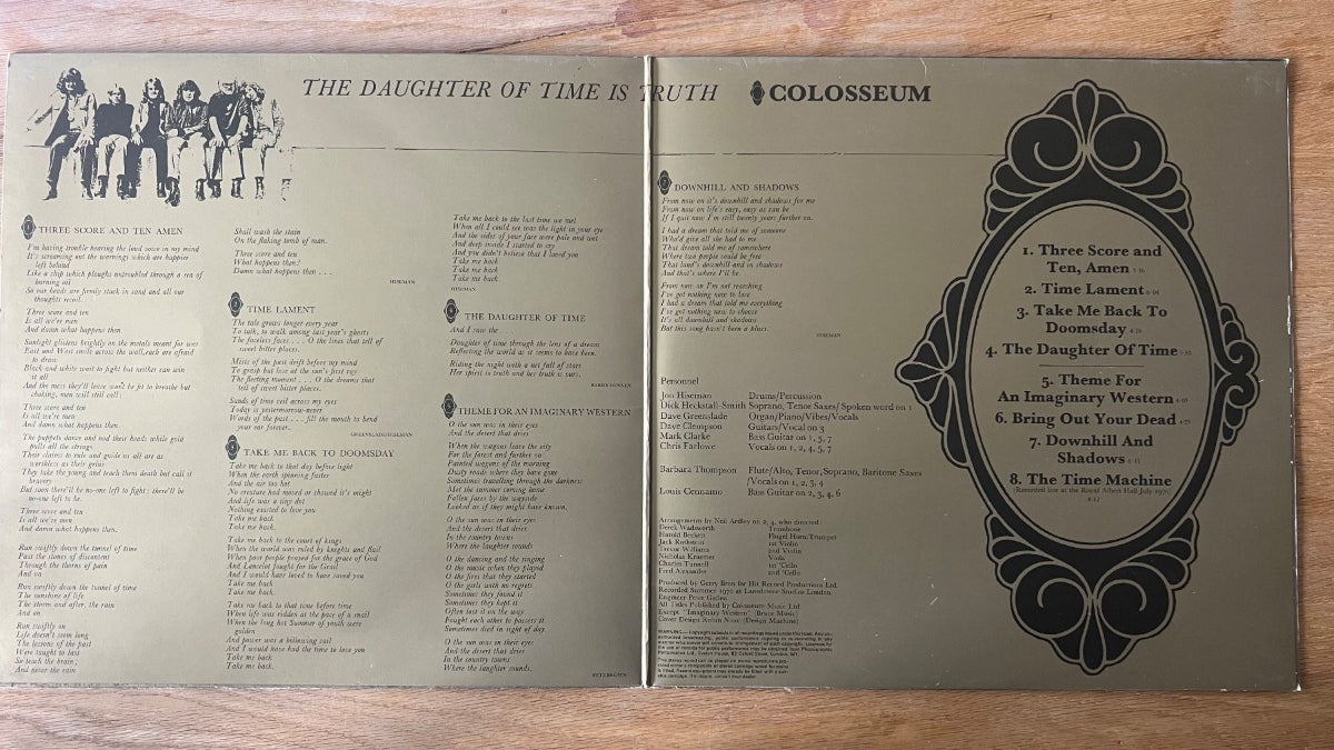 Colosseum - Daughter Of Time / 2. UK-Press. 1971 - (M-/VG++)