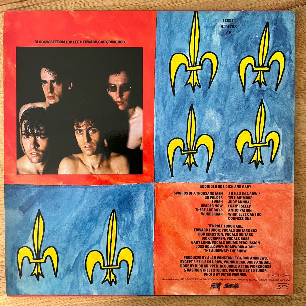 Tenpole Tudor - Eddie, Old Bob, Dick & Gary / 1. D-Press. 1981 - (M-/M-)