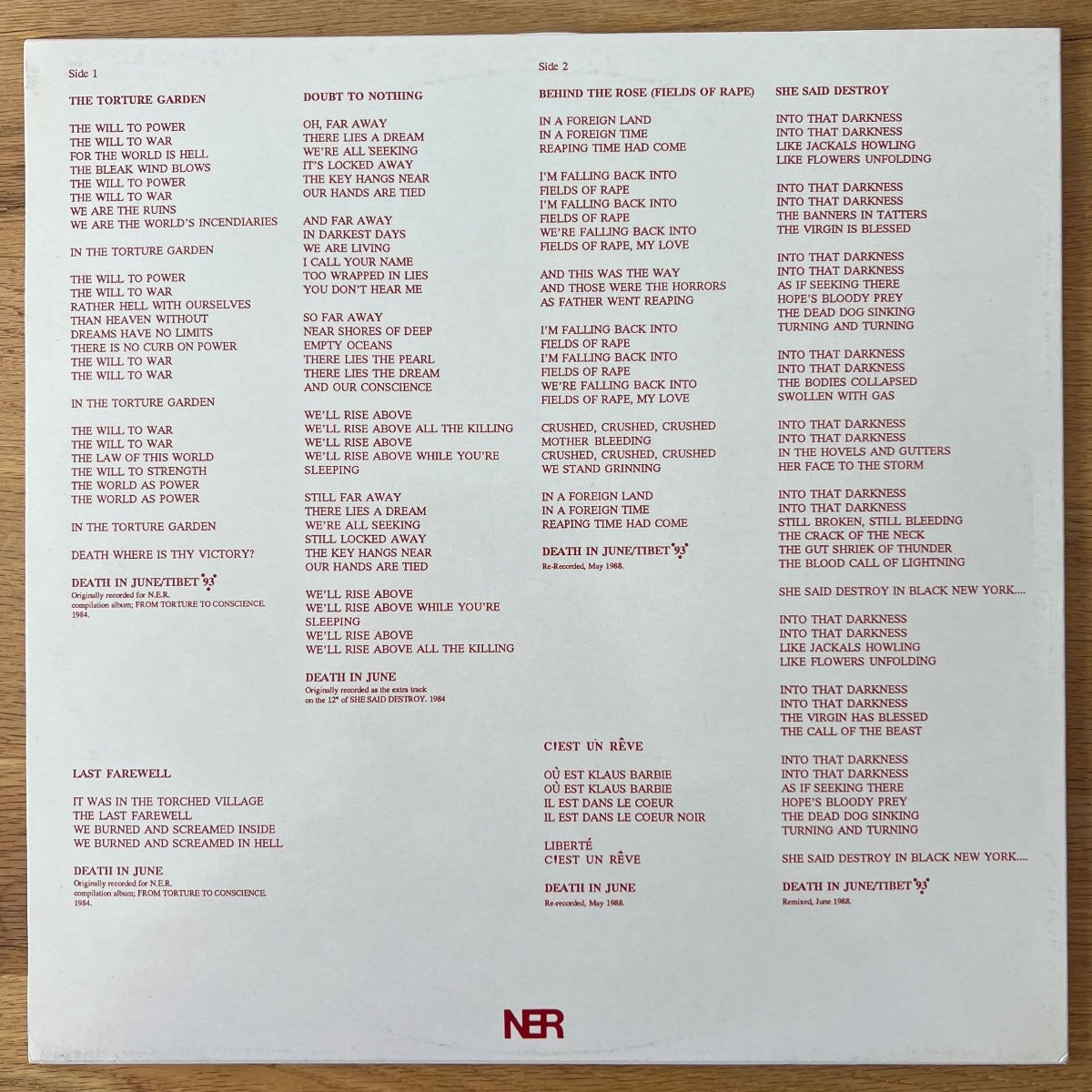 Mort en juin - 93 Dead Sunwheels / 1re édition britannique. 1989 - (M-/M-)