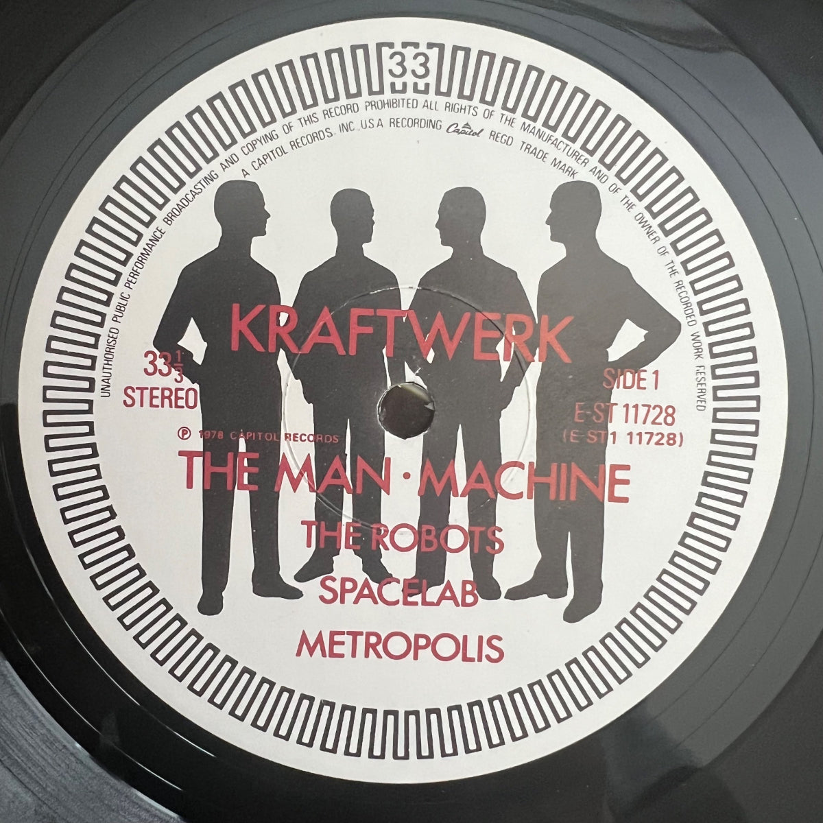 Kraftwerk - The Man-Machine / 1. UK-Press. 1978 - (VG++/VG++)