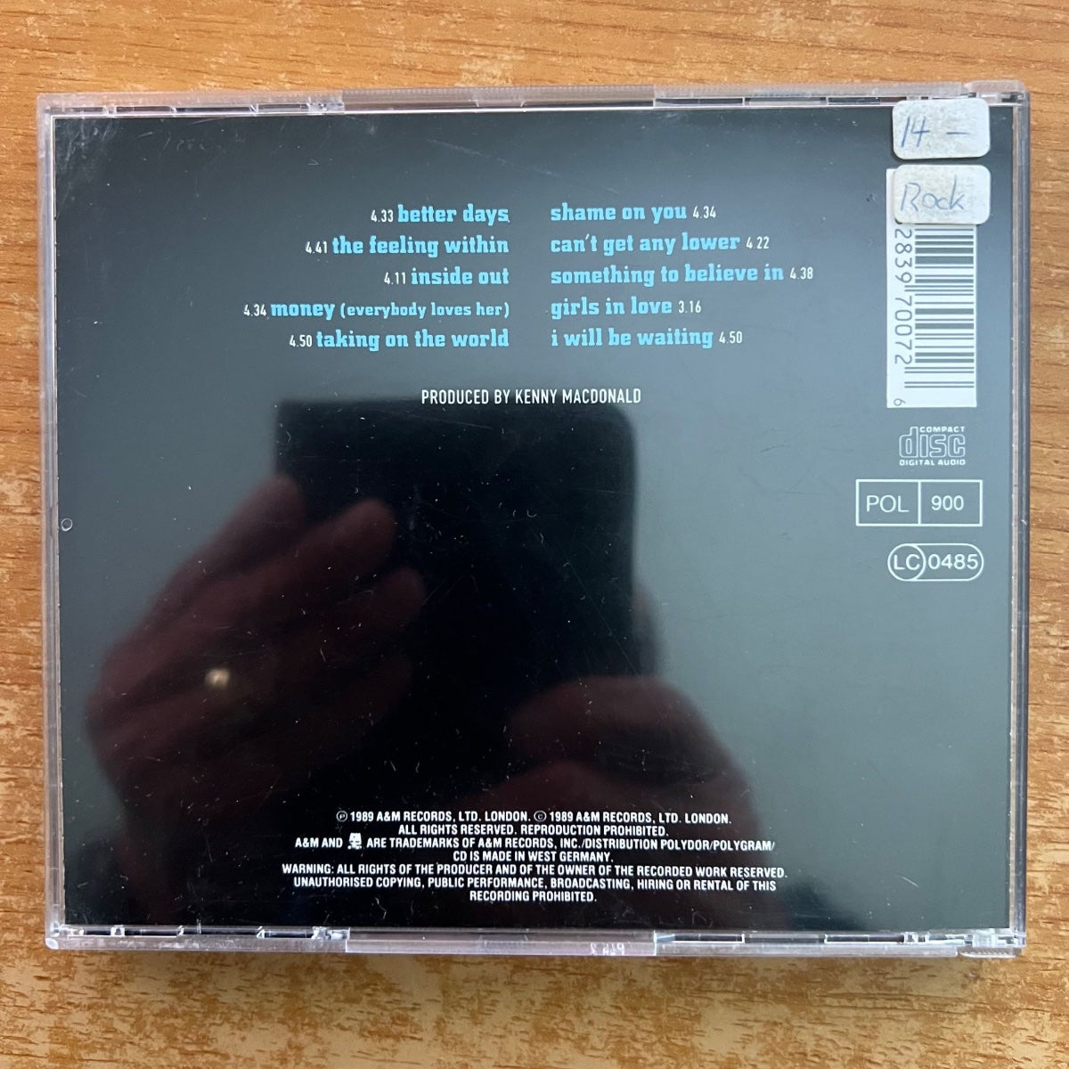 Gun - Taking On The World / CD - 1. Pressage D. 1989 - (M-/M-)