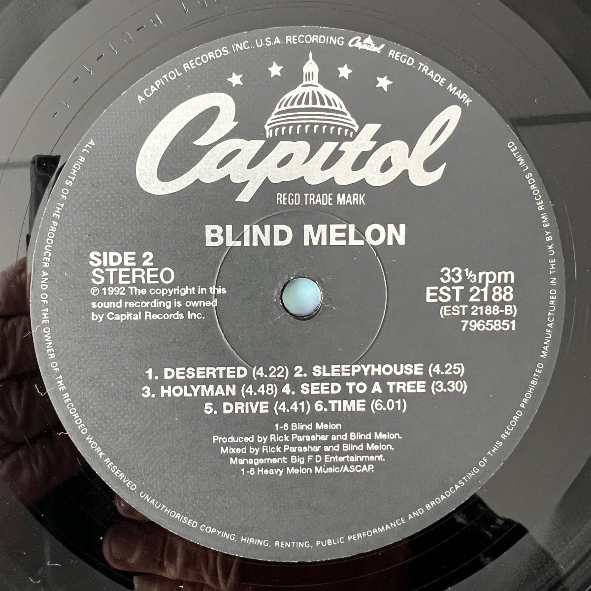 Blind Melon - Same / 1. UK-Press. 1992 - (M-/M-)