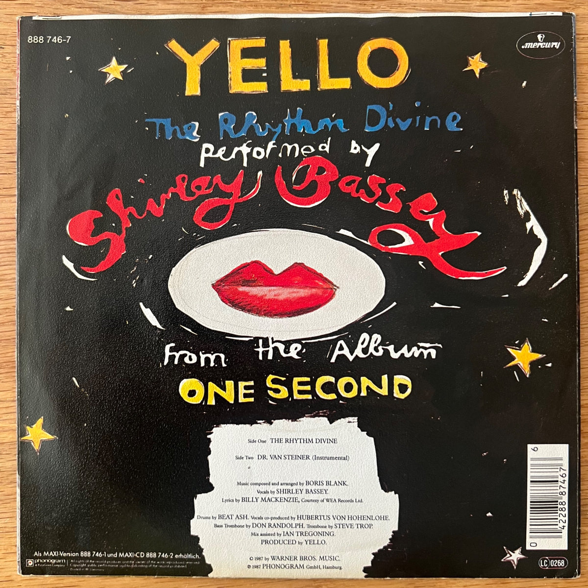 Yello & Shirley Bassey - The Rhythm Divine / 1. D-Press. 1987 - (M-/M-)
