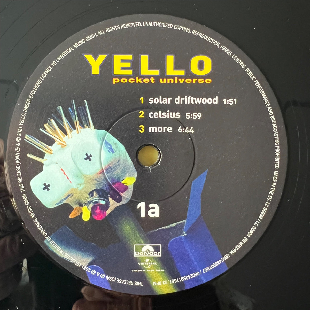 Yello - Pocket Universe / EU Press. 2012 - (Menthe/M-)